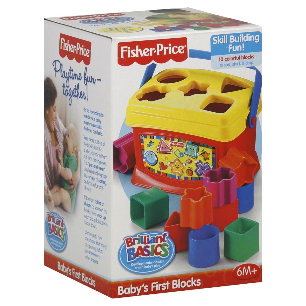 slide 1 of 1, Fisher-Price Brilliant Basics Babys First Blocks, 1 ct