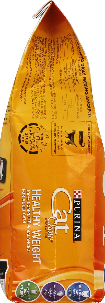 slide 3 of 6, Purina Cat Chow Healthy Weight Cat Food, 3.15 lb