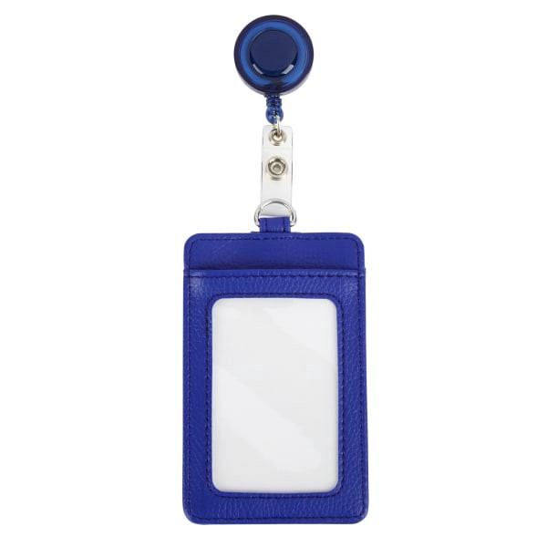 slide 3 of 3, Office Depot Brand Badge Holder, 2 13/16"" X 4 7/16"", Blue, 1 ct