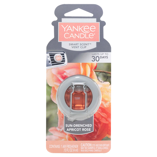 slide 1 of 1, Yankee Candle Smart Vent Clip Sun Drenched Apricot Rose, 1 ct