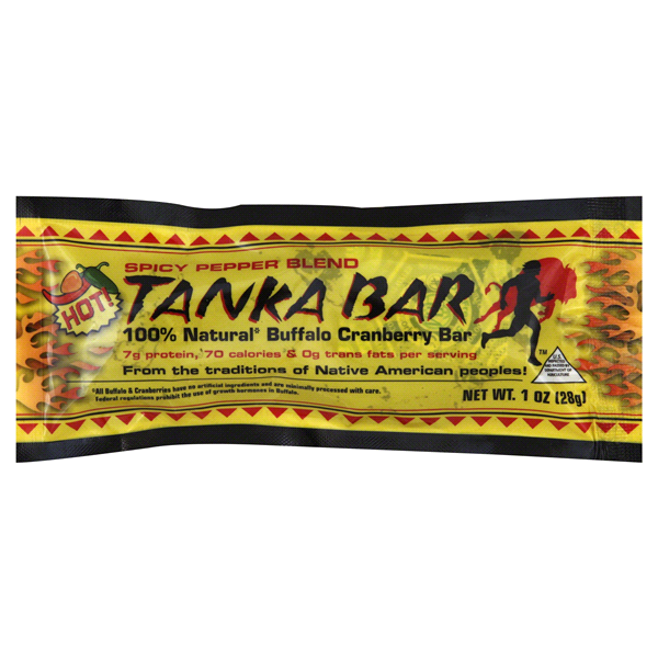 slide 1 of 1, Tanka Bar Spicy Pepper Blend Buffalo Cranberry Bar, 1 oz
