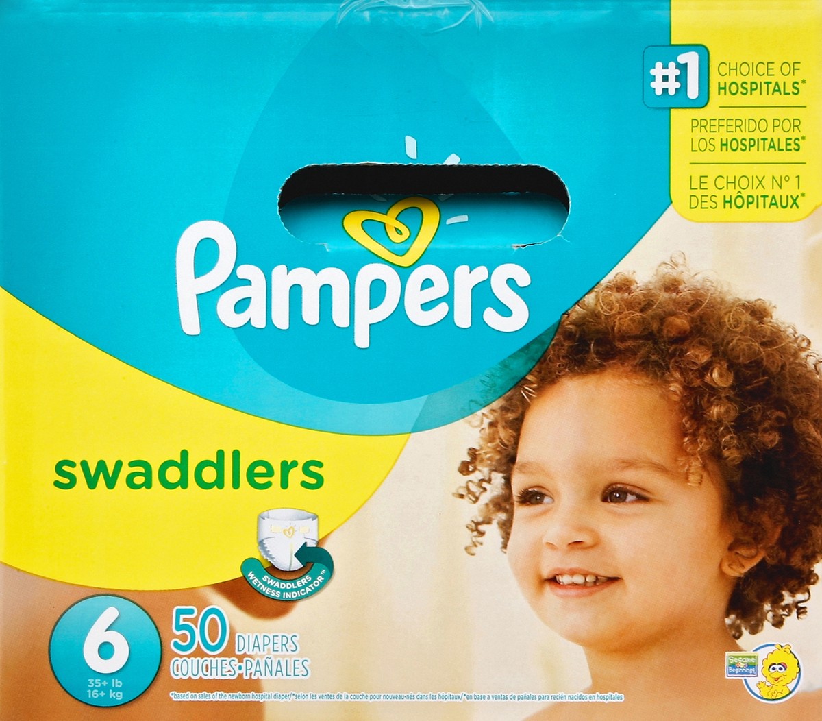 slide 3 of 4, Pampers Diapers 50 ea, 50 ct