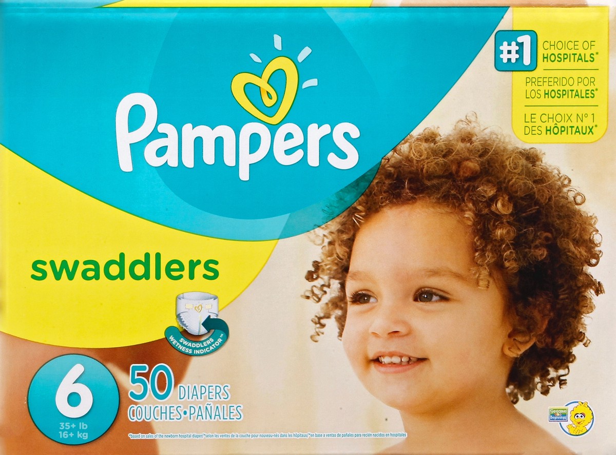 slide 1 of 4, Pampers Diapers 50 ea, 50 ct