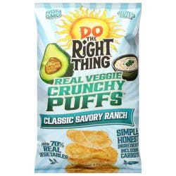 Do The Right Thing Real Veggie Krackle Carrot Ranch Chips, 16 oz