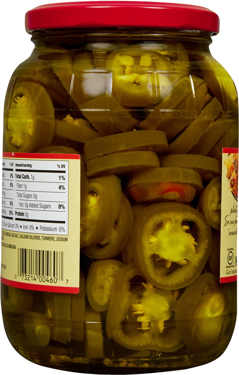 slide 7 of 7, Mezzetta Sliced Hot Jalapeño Peppers- 32 fl oz, 32 fl oz
