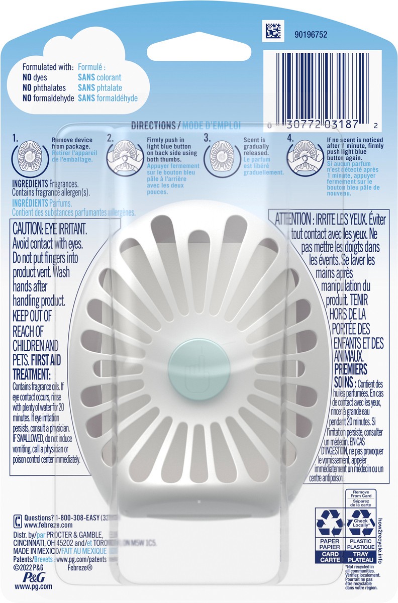 slide 3 of 6, Febreze Small Spaces Holiday Air Freshener Apple Cider Scent, .25 fl. oz., 0.25 fl oz