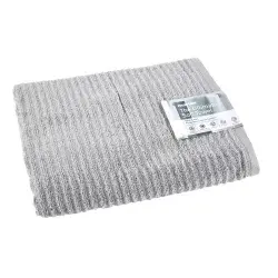 Martex Ultimate Soft Bath Towel, 30 in x 54 in, Light Gray Texture