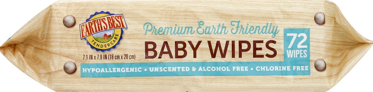 slide 4 of 6, Earth's Best Tendercare Baby Wipes, 80 ct