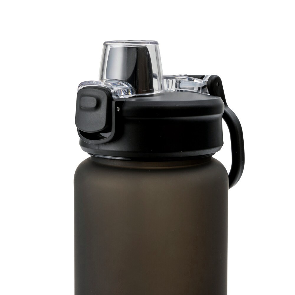 slide 4 of 4, Manna™ Push Bottle Plastic- Black, 39 oz