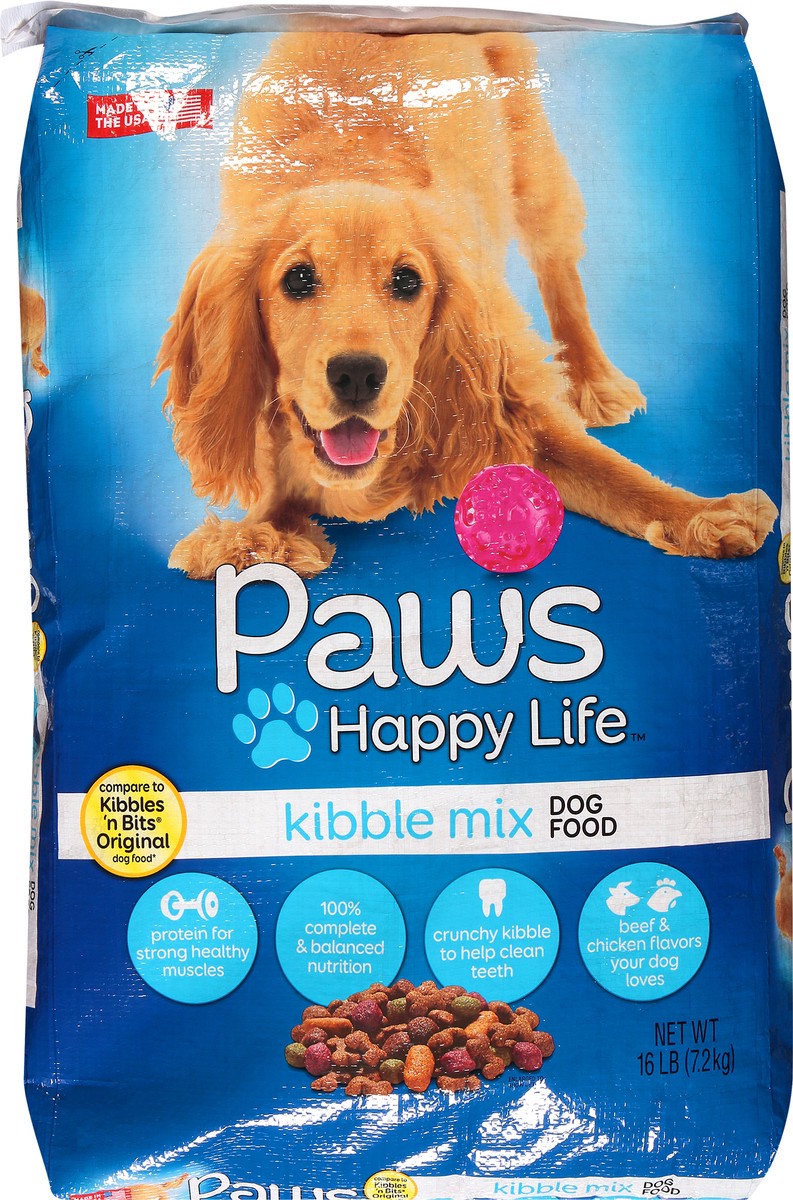 slide 5 of 9, Paws Happy Life Kibble Mix Dog Food 16 lb, 16 lb