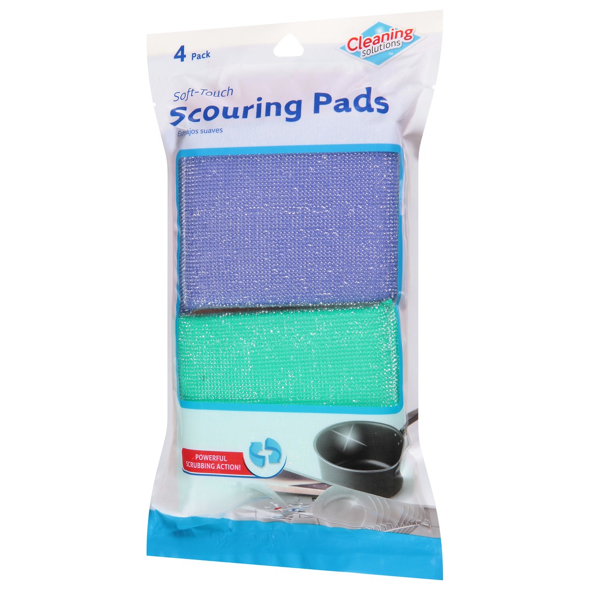 slide 7 of 12, Jacent 4 Pack Soft-Touch Scouring Pads 4 ea, 4 ct