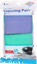 Jacent 4 Pack Soft-Touch Scouring Pads - 4 ct
