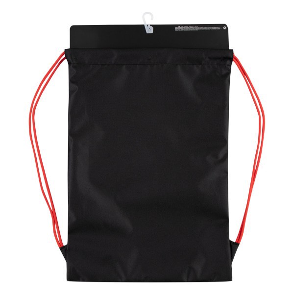 slide 4 of 6, Nike 3Brand Ran Core Gym Sack, Black/Action Red, 1 ct