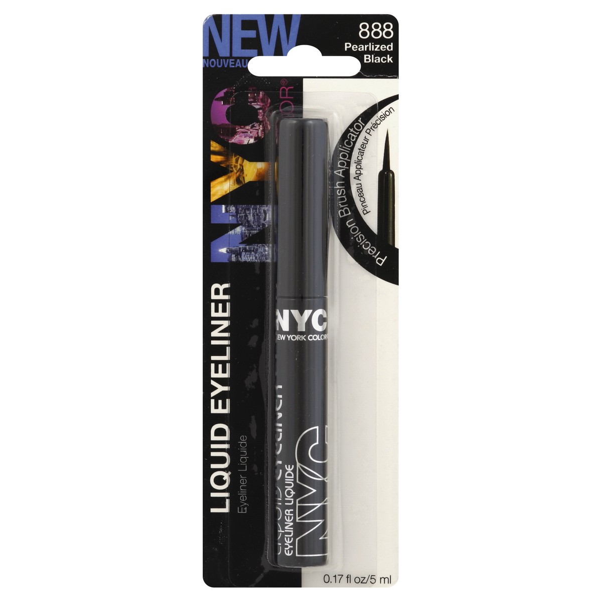 slide 2 of 3, NYC Eyeliner 0.17 oz, 0.17 oz