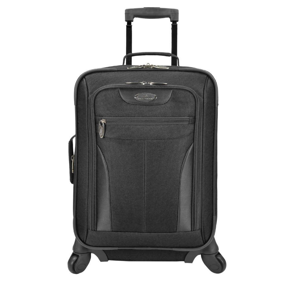 slide 1 of 1, U.S. Traveler Carry On Suitcase - Black, 20 in