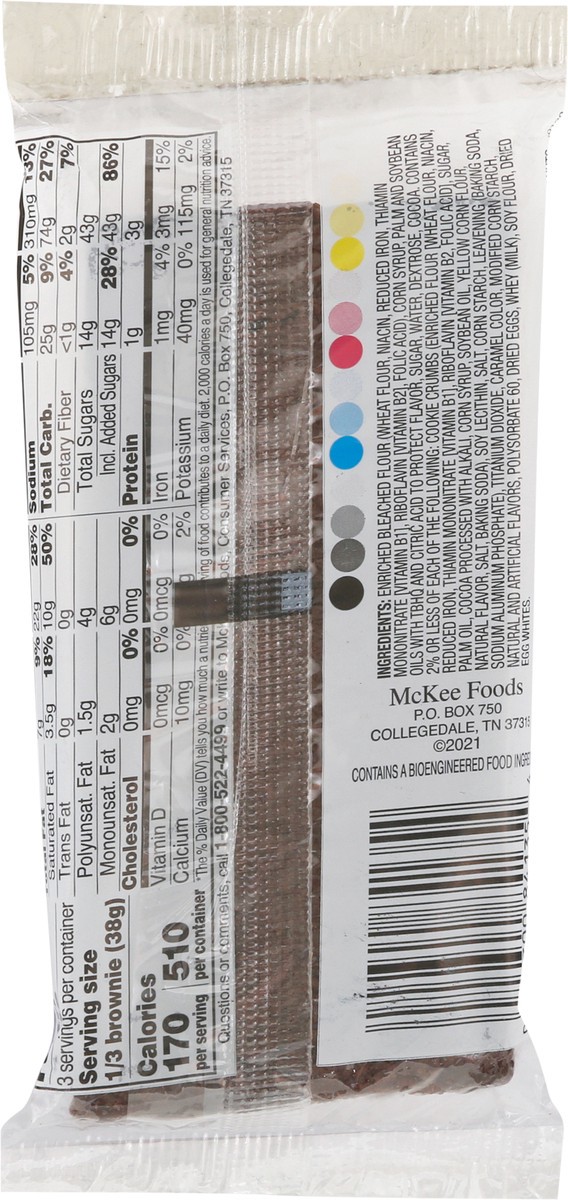 slide 10 of 13, Little Debbie Snack Cakes, Little Debbie Snack Cookie & Creme Brownie, 4 oz