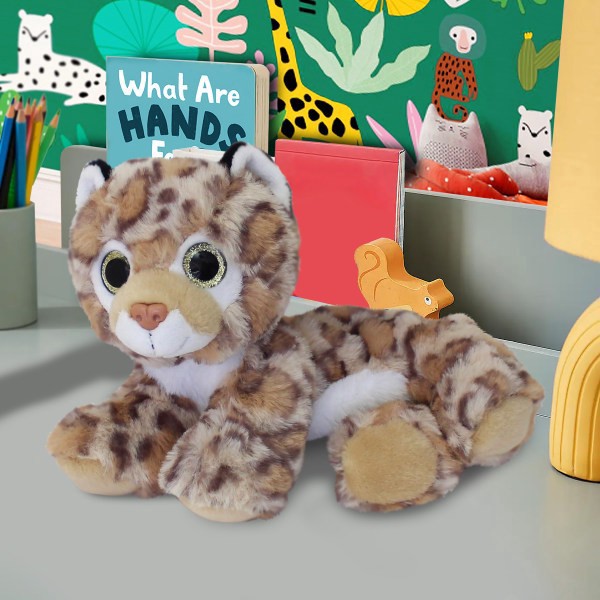 slide 2 of 2, Office Depot® Brand Plush Animal Pencil Pouch, 4"" x 11"", Brown Tiger, 1 ct