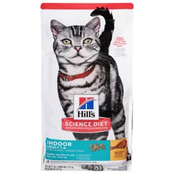 Science Diet Indoor Premium Adult 1-6 Chicken Recipe Cat Food 7 lb
