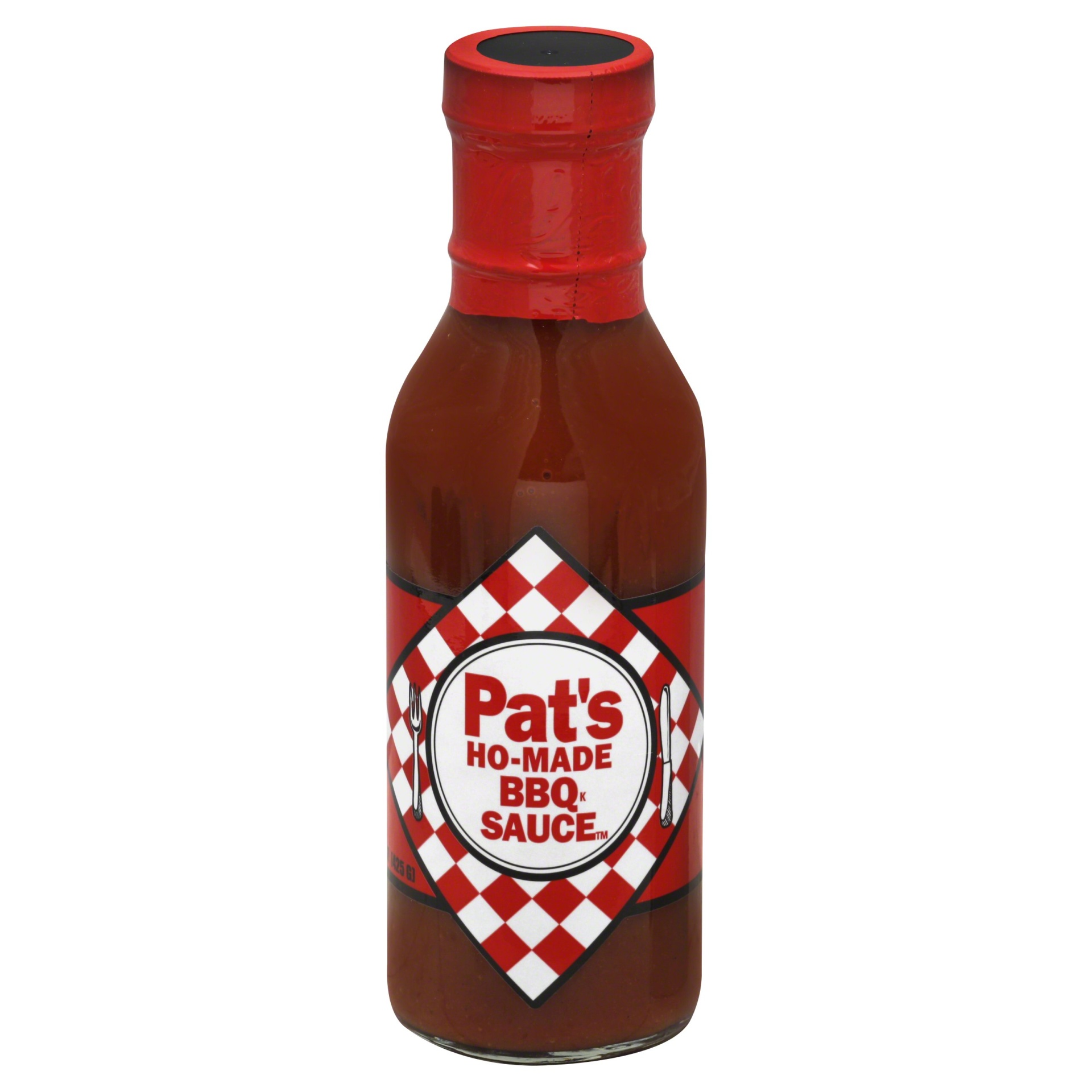 slide 1 of 1, Pat's Ho-Made BBQ Sauce, 15 oz