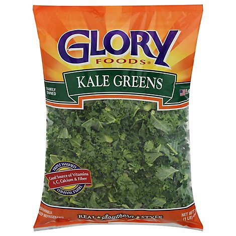 slide 1 of 1, Glory Foods Kale Greens Ready To Cook - 16 Oz, 16 oz