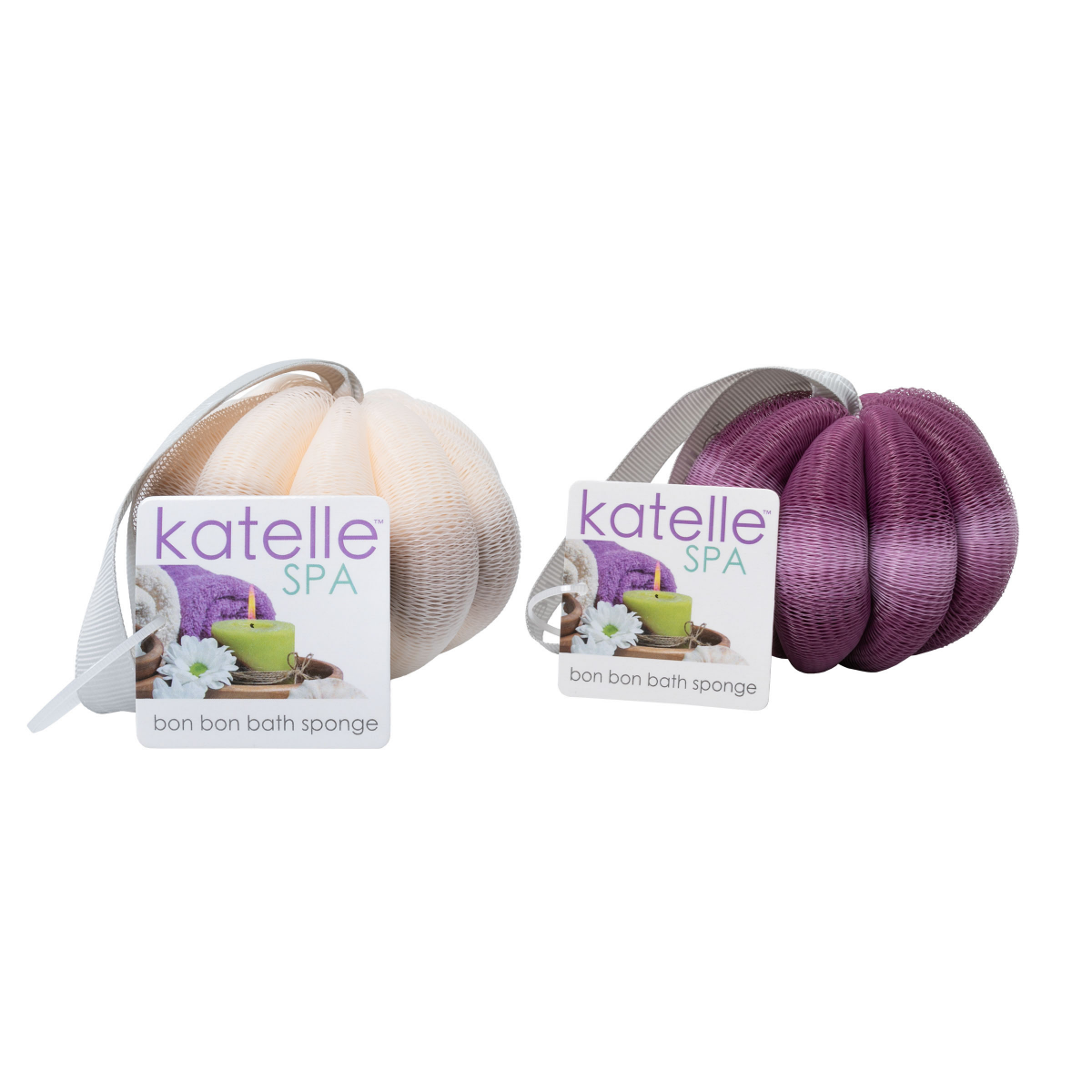 slide 1 of 13, Katelle Bon Bon Bath Sponge, 1 ct