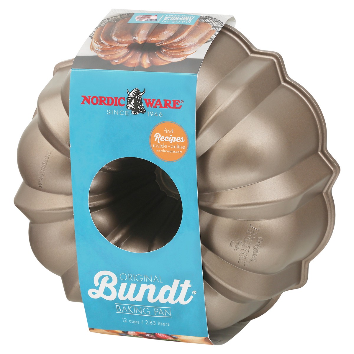 slide 4 of 9, Nordic Ware Original Bundt Baking Pan 1 ea, 1 ct