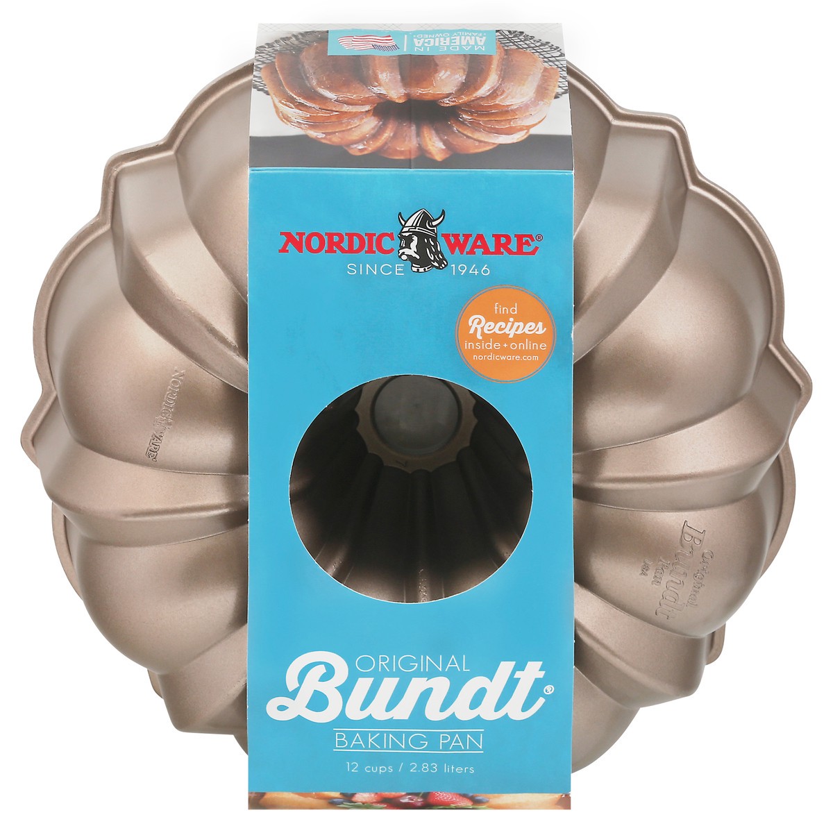 slide 3 of 9, Nordic Ware Original Bundt Baking Pan 1 ea, 1 ct