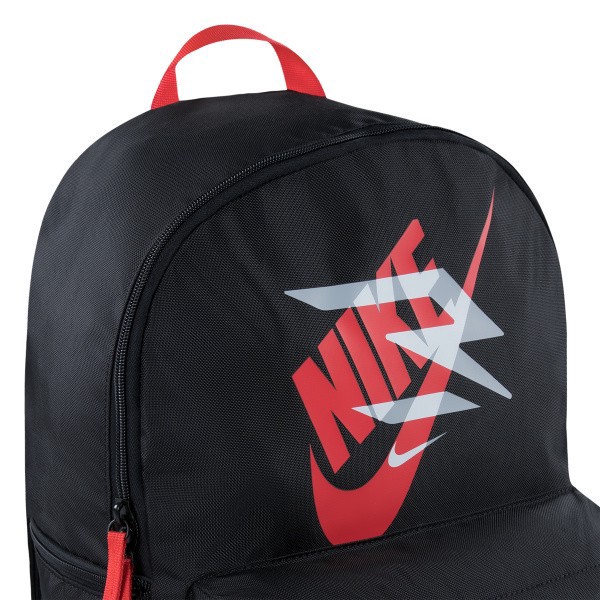 slide 8 of 10, Nike 3Brand Ran Futura X Backpack With 12"" Laptop Pocket, Black/Action Red, 1 ct