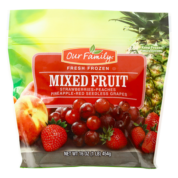 slide 1 of 1, Our Family Mixed Fruit, 16 oz