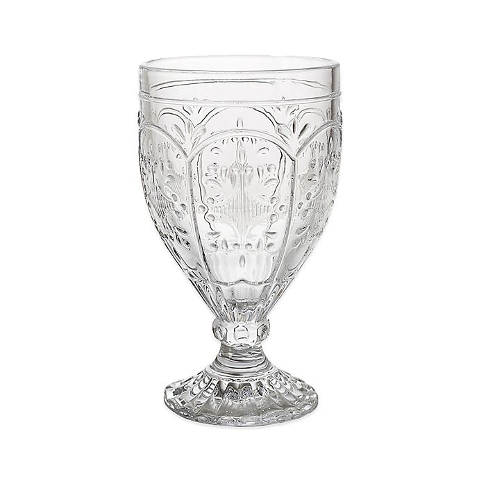 slide 1 of 3, Fitz and Floyd Trestle Goblets - Clear, 4 ct