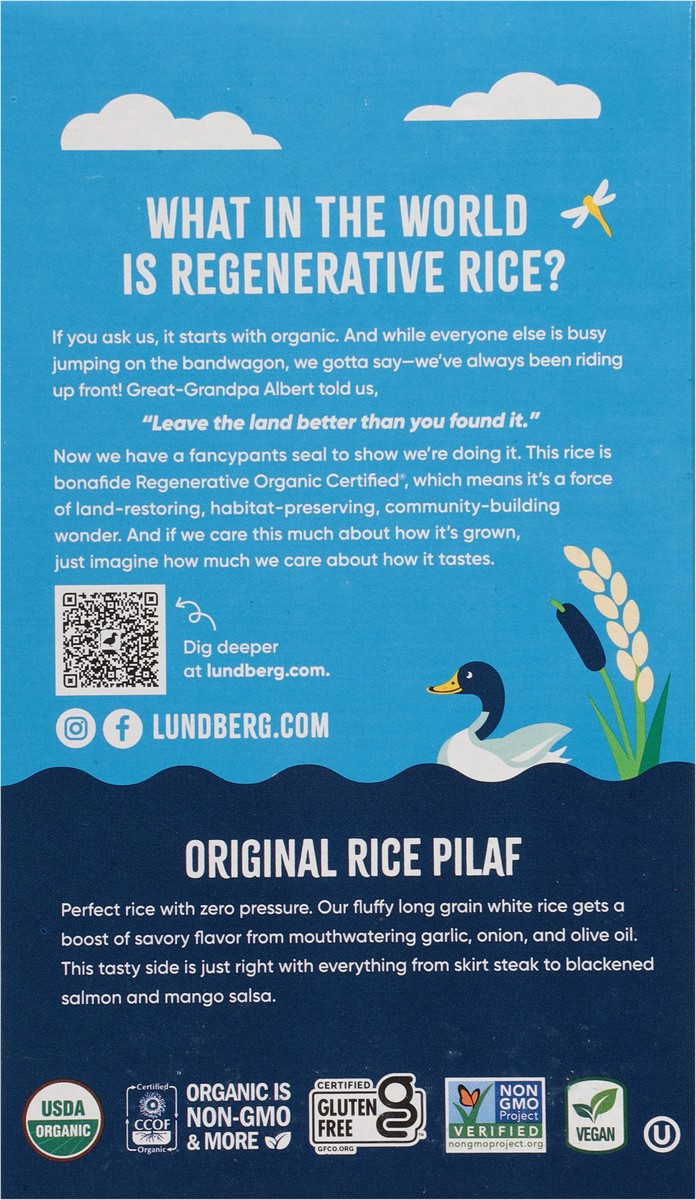 slide 6 of 13, Lundberg Organic White Rice Pilaf Entree, 6 oz