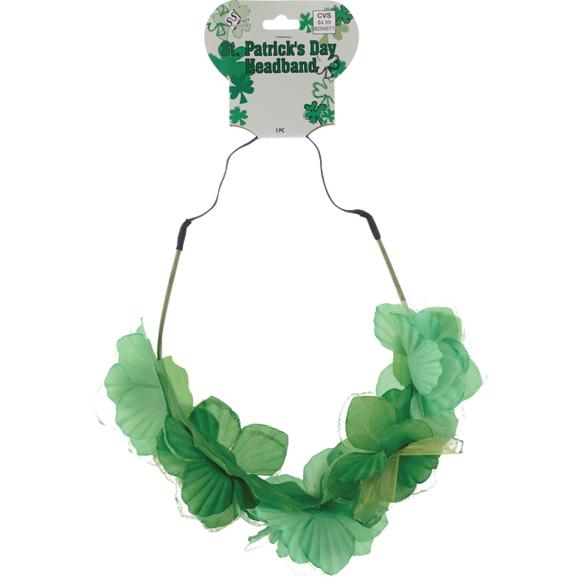 slide 1 of 1, NON BRAND St Pat Flowers Headband, 1 ct
