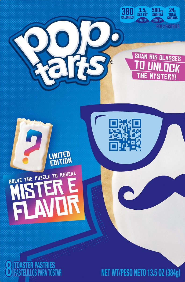 slide 1 of 6, Pop-Tarts Mister E Flavor Toaster Pastries 8 ea, 13.5 oz