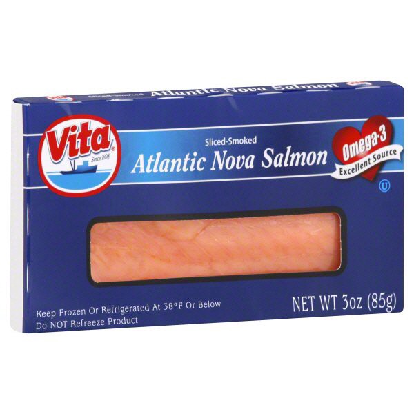 slide 1 of 1, Vita Classic Atlantic Nova Salmon, 3 oz