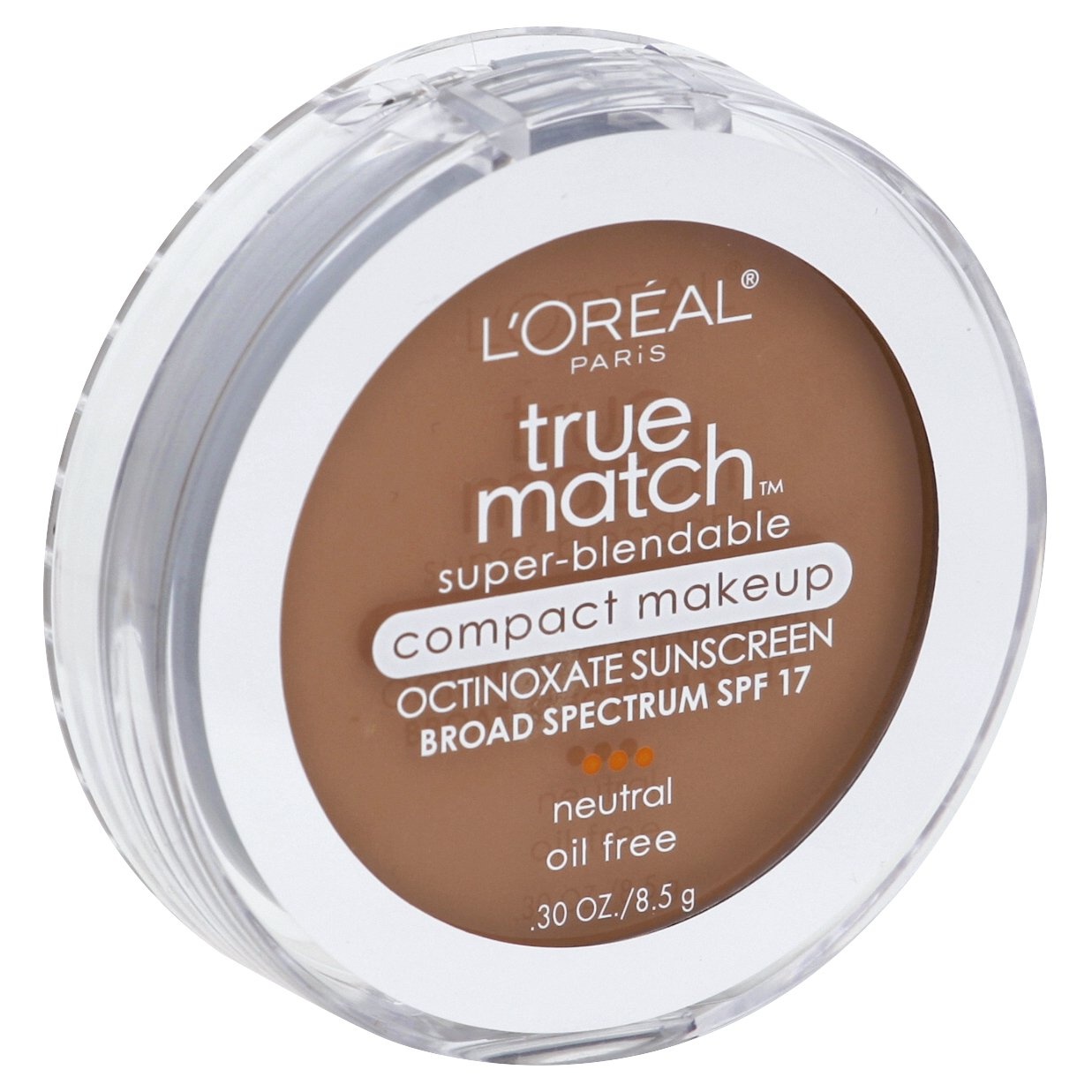slide 1 of 1, L'Oréal True Match Super-Blendable Compact Makeup, N4 Buff Beige, 0.3 oz