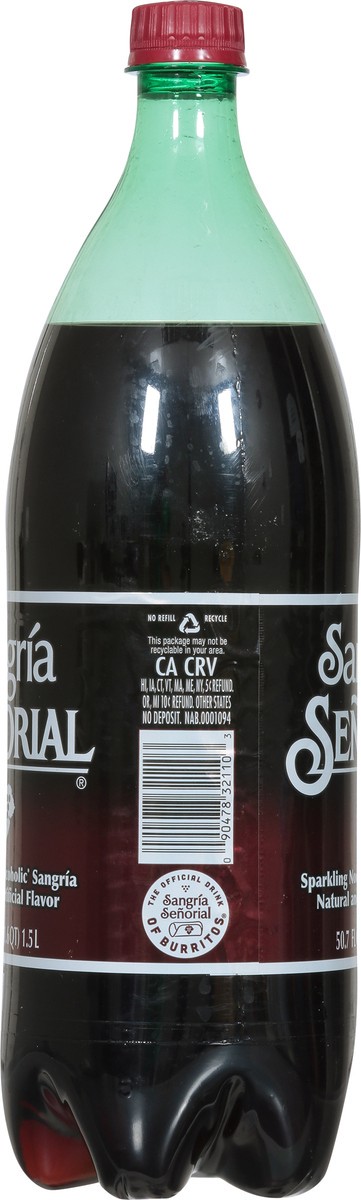 slide 5 of 9, Sangria Senorial Non-Alcoholic Sparkling Sangria - 50.7 fl oz, 50.7 fl oz