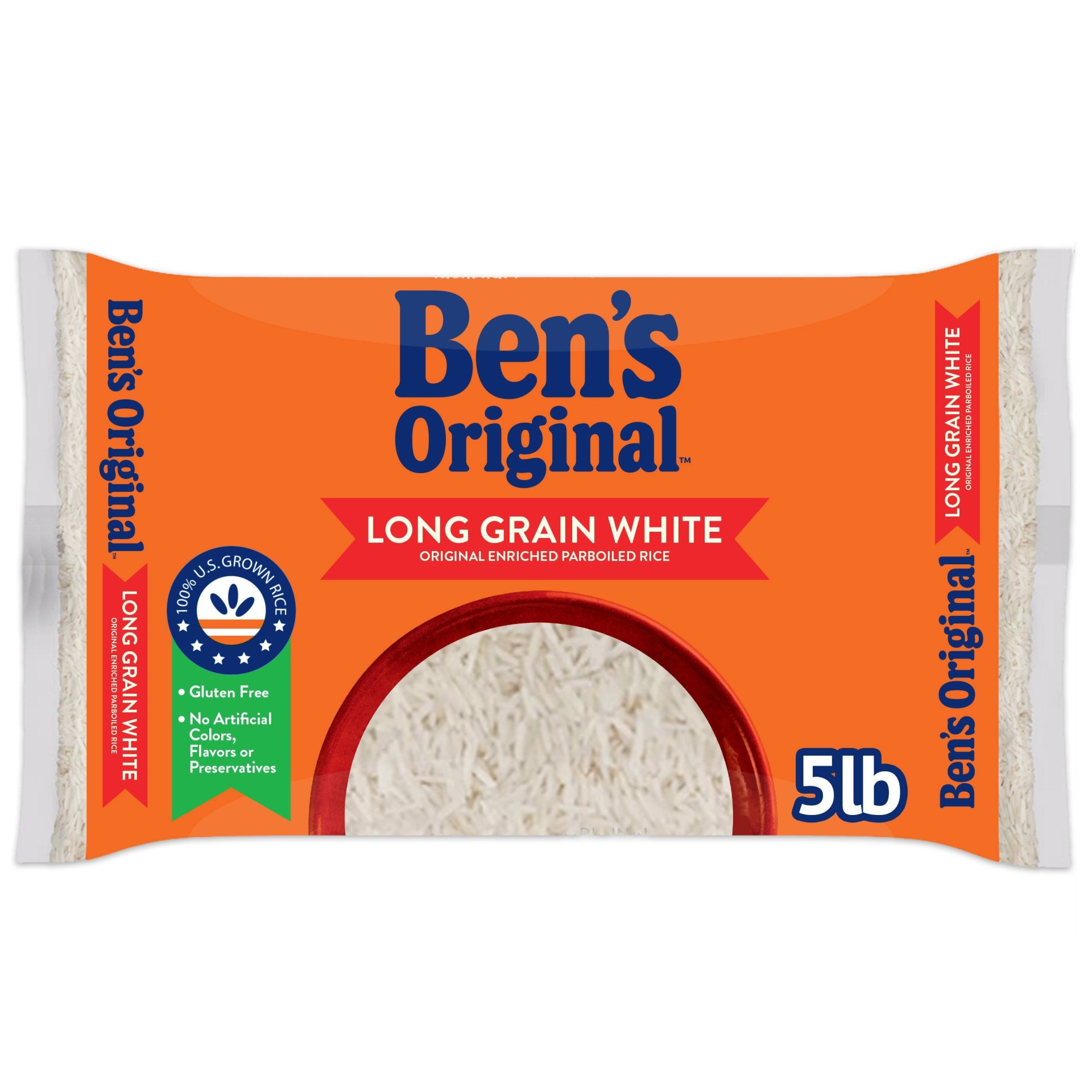 slide 1 of 2, Ben's Original Long Grain White Rice, 5 lb