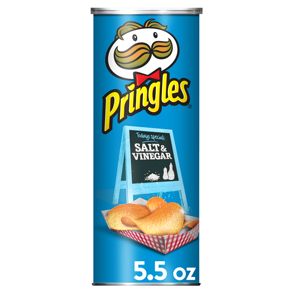 slide 1 of 6, Pringles Chips Salt & Vinegar, 1 ct