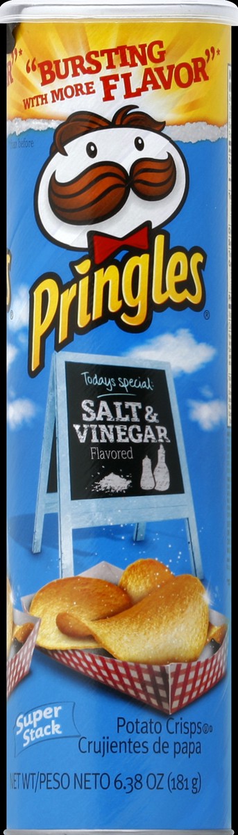 slide 5 of 6, Pringles Chips Salt & Vinegar, 1 ct