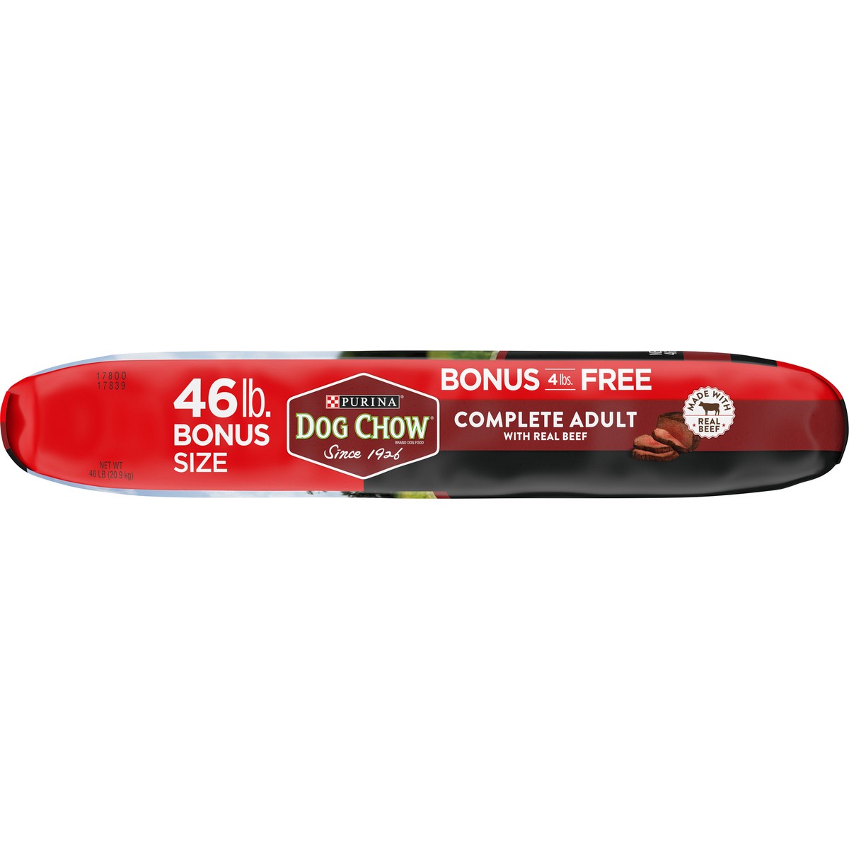 slide 9 of 9, Dog Chow Purina Dog Chow Dry Dog Food, Complete Adult With Real Beef - 46 lb. Bag, 46 lb