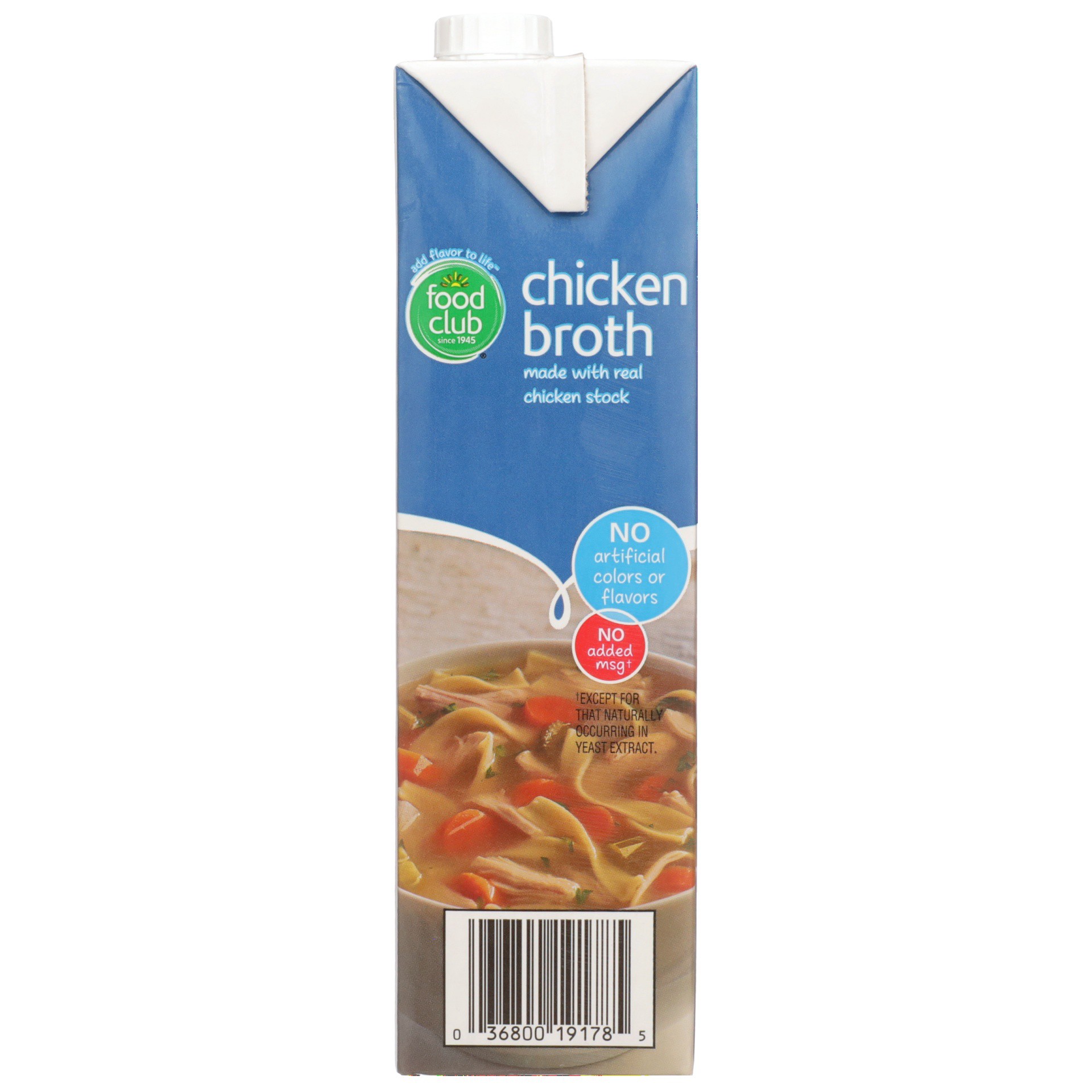 slide 5 of 6, Food Club Chicken Broth 32 oz, 32 oz