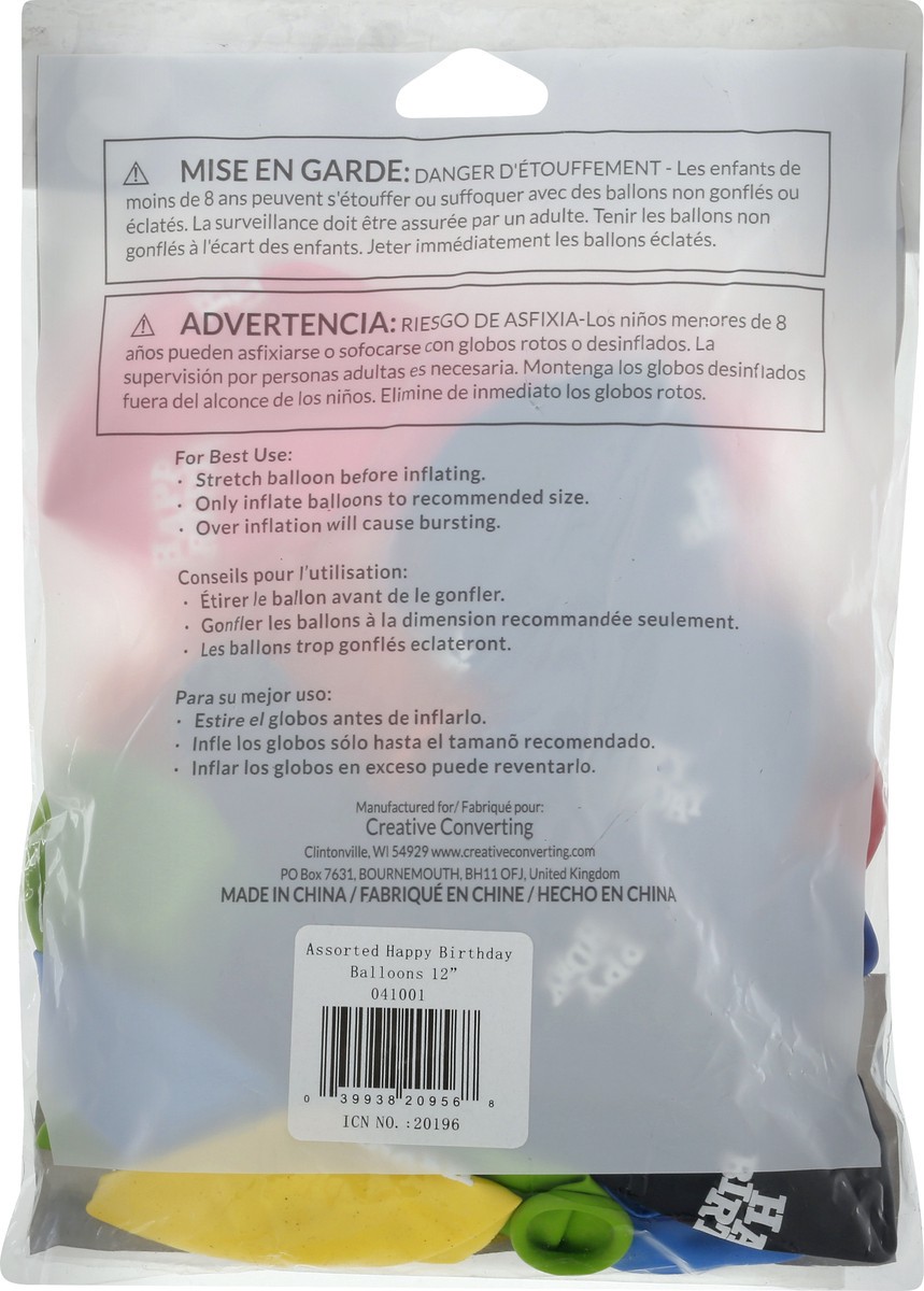 slide 7 of 11, Creative Converting Balloons 15 ea, 15 ct