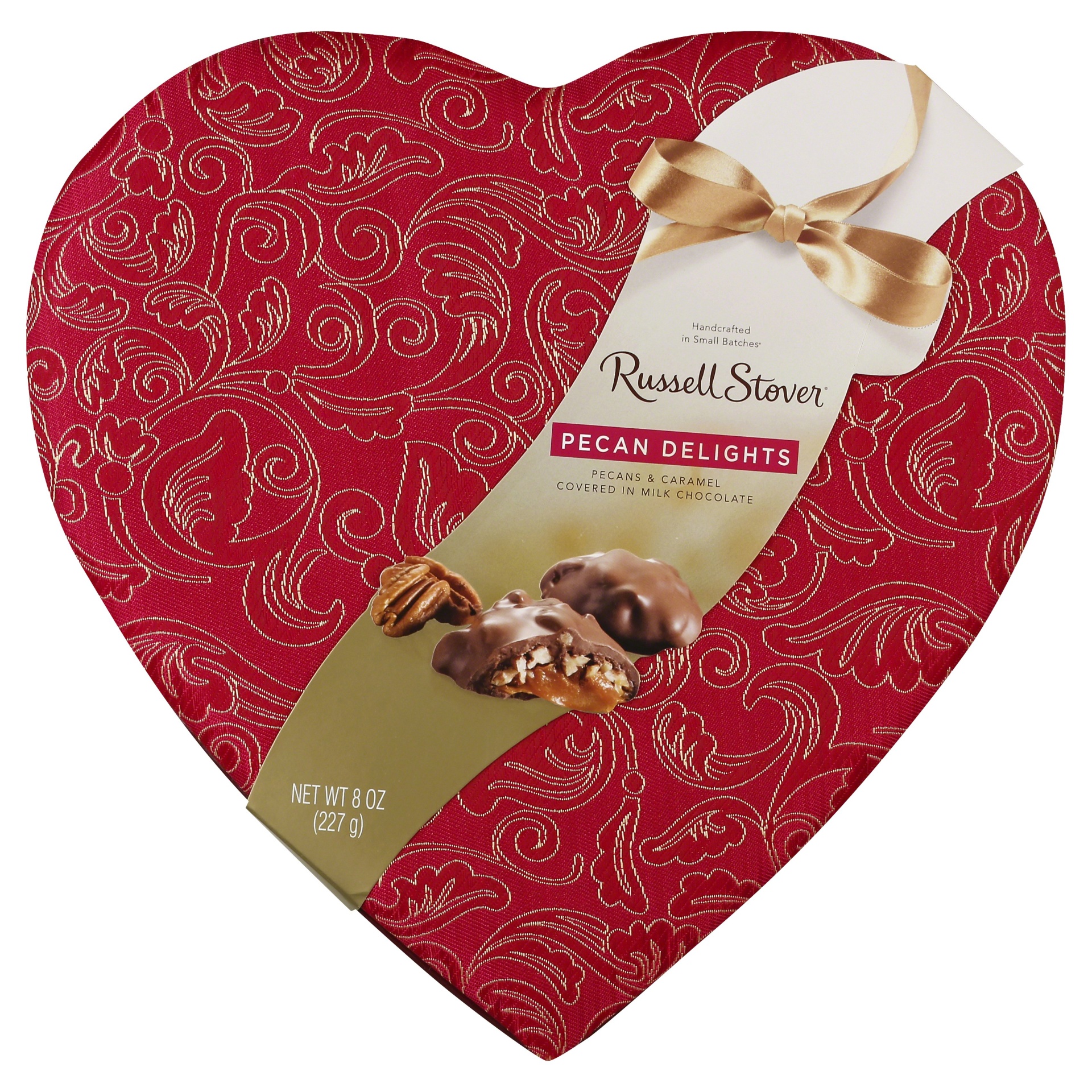 slide 1 of 1, Russell Stover Pecan Delight Chocolates 8 oz, 8 oz