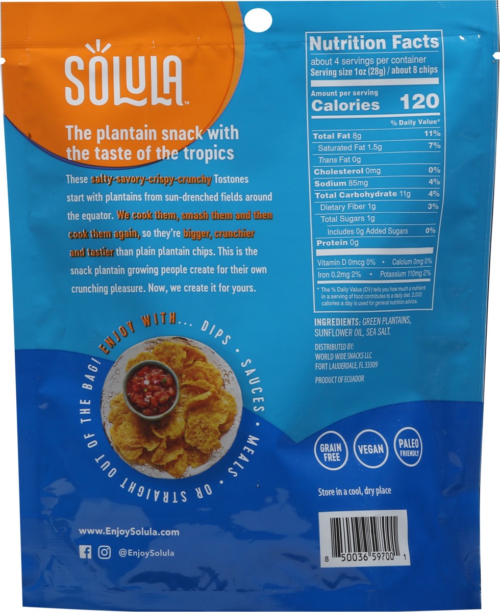 slide 7 of 9, Solula Crispy Plantain Pacific Sea Salt Tostones 4 oz, 4 oz
