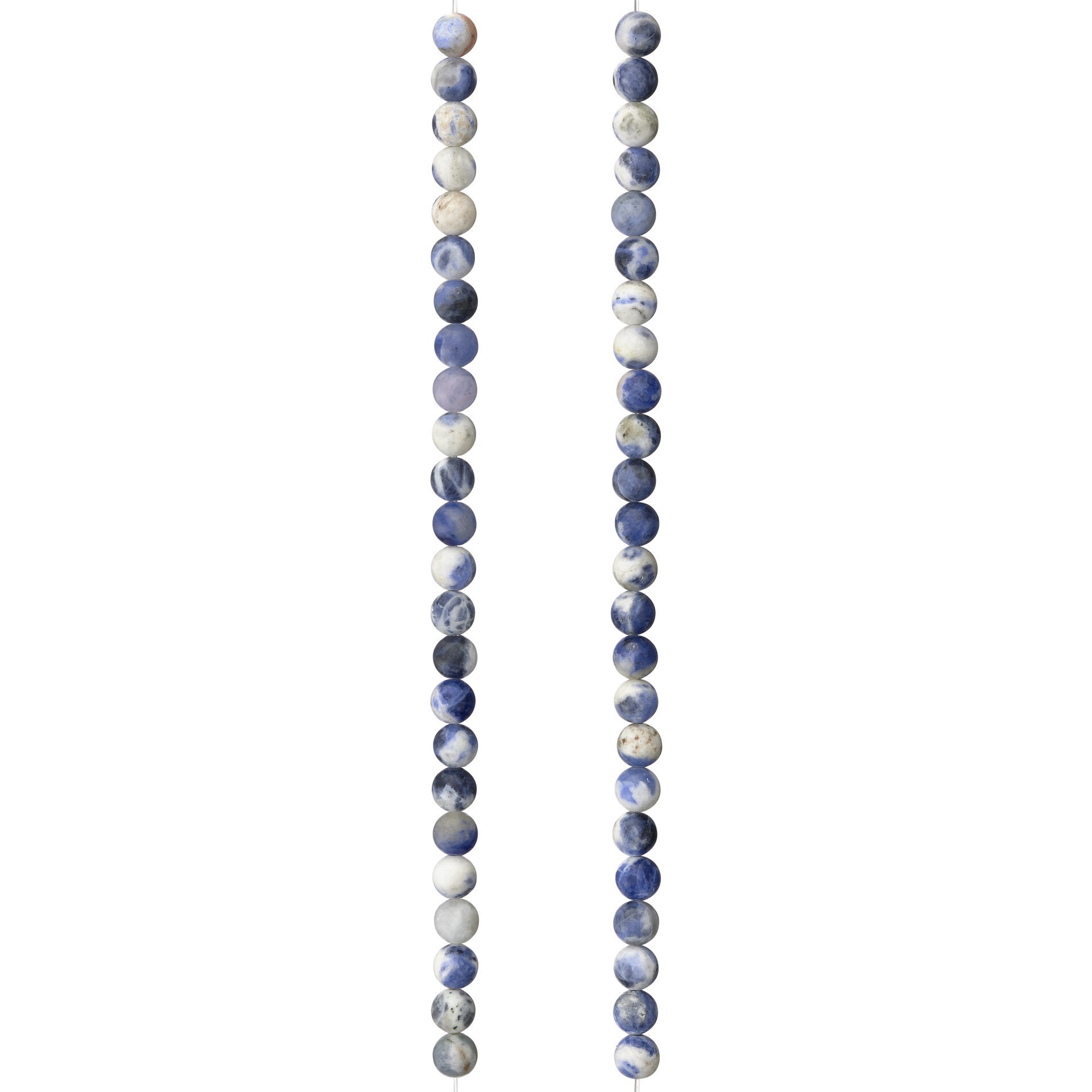 slide 2 of 3, Blue Sodalite Round Beads, 6mm By Bead Landing, 6 mm