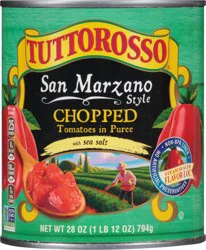 Tuttorosso San Marzano Chopped Sea Salt Tomatoes