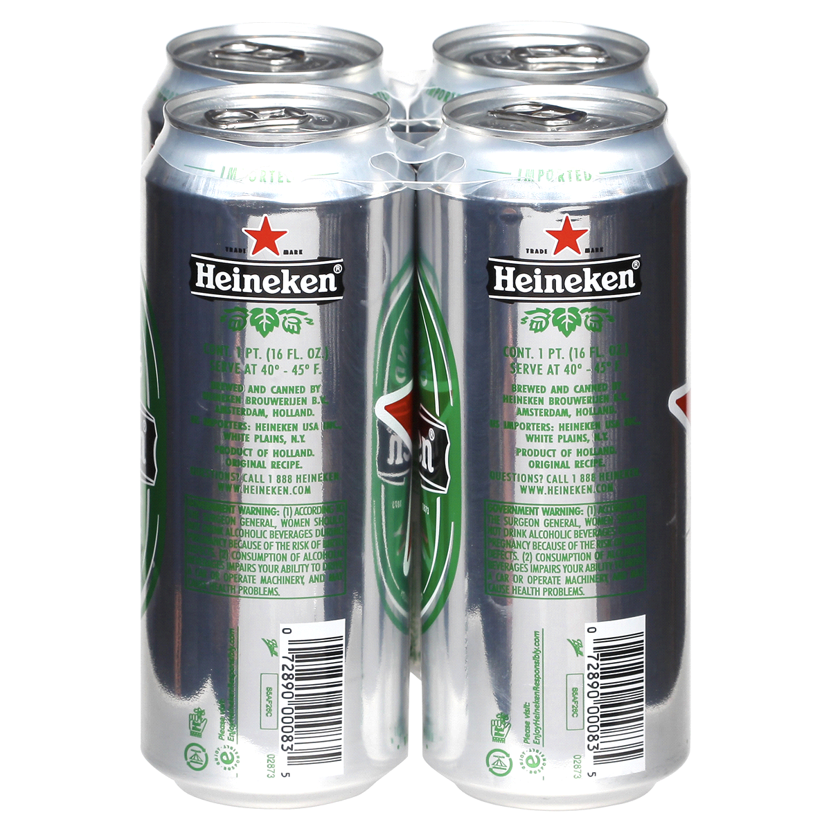 slide 9 of 12, Heineken Original Lager Beer, 16 oz