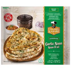 Colonel Kababz Garlic Naan Family Pack