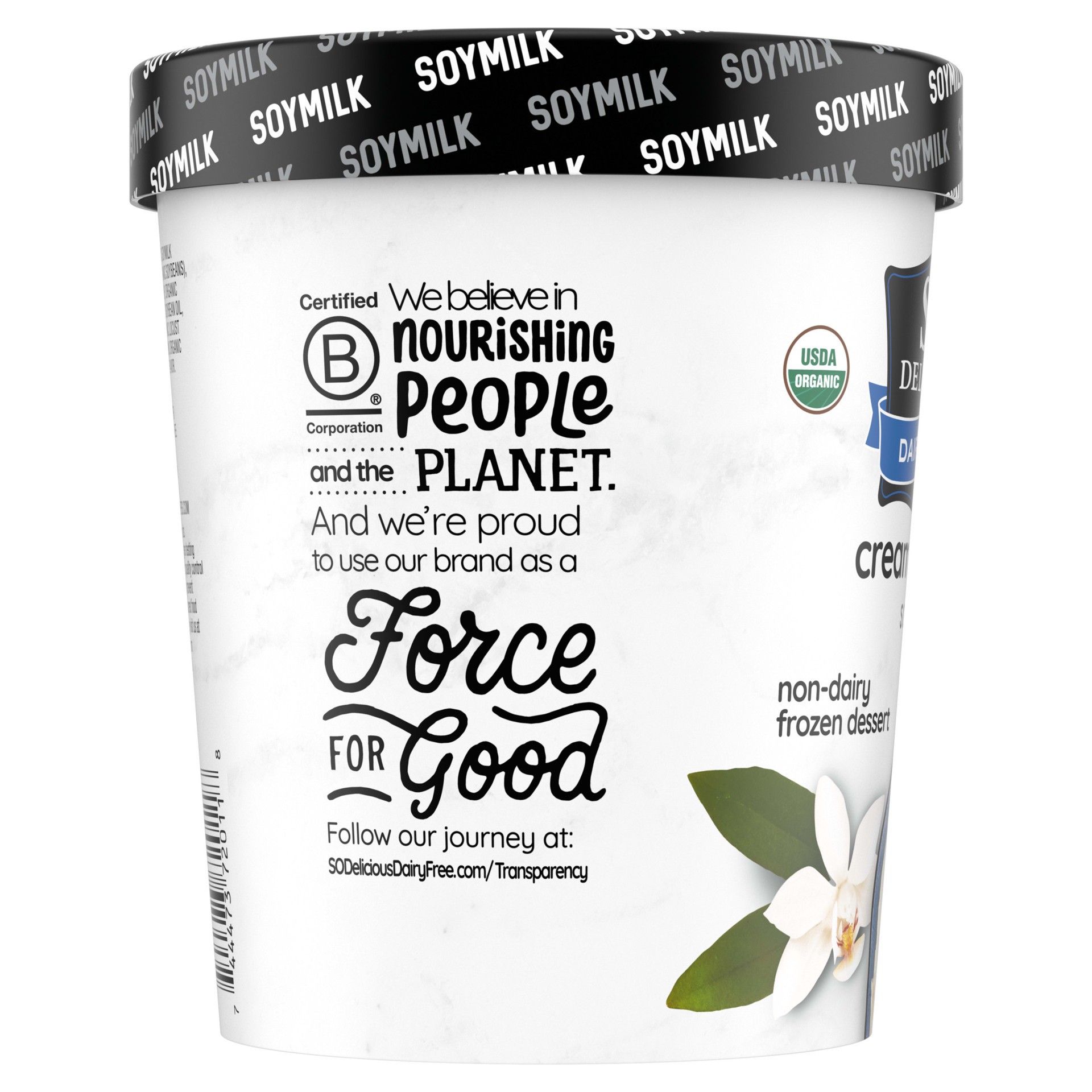 slide 2 of 5, So Delicious Creamy Vanilla Soy Milk Frozen Dessert, 1 Quart, 32 oz