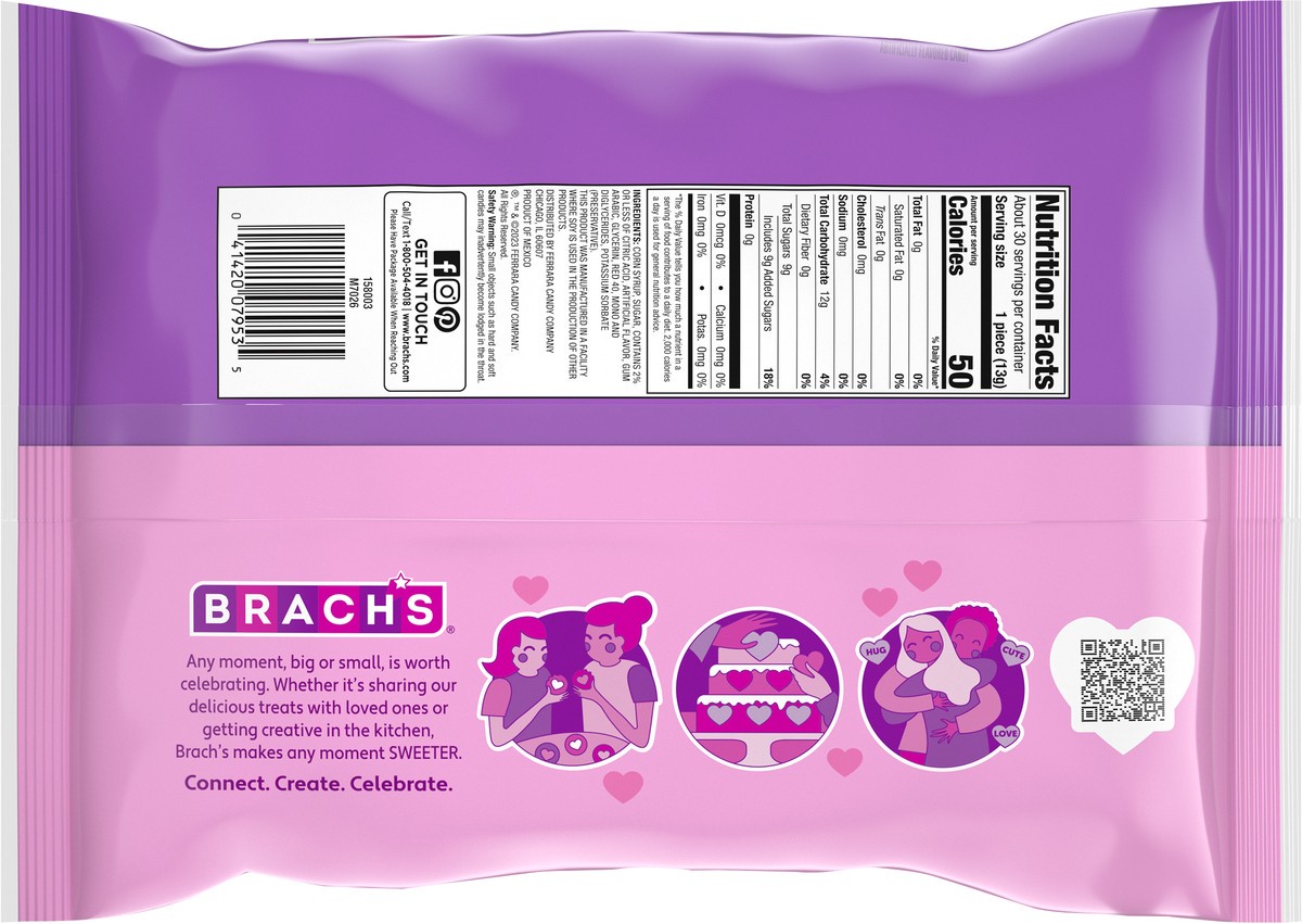 slide 12 of 14, Brach's Glitter Strawberry Cupcake Lollipops 30 ea, 30 ct